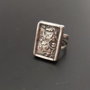 Silpada Sterling Silver Vines Ring Size 7